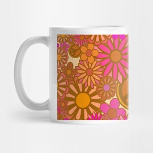 Orange flower power Mug